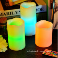 N92 paraffin wax led candle light with vanilla scents